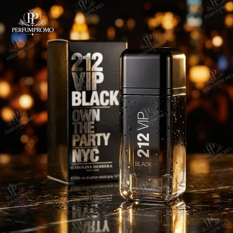 Carolina Herrera 212 Vip Black 100 ml — foto 2