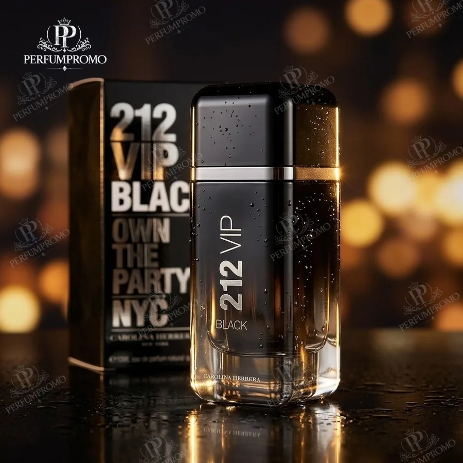 Carolina Herrera 212 Vip Black 100 ml — foto 3